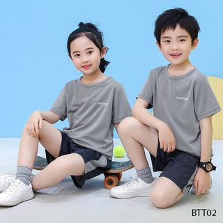 Bộ thể thao cực ngẫu cho bé trai và bé gái Chất thun mát thoáng khí, cho bé từ 11-22kg OkHa