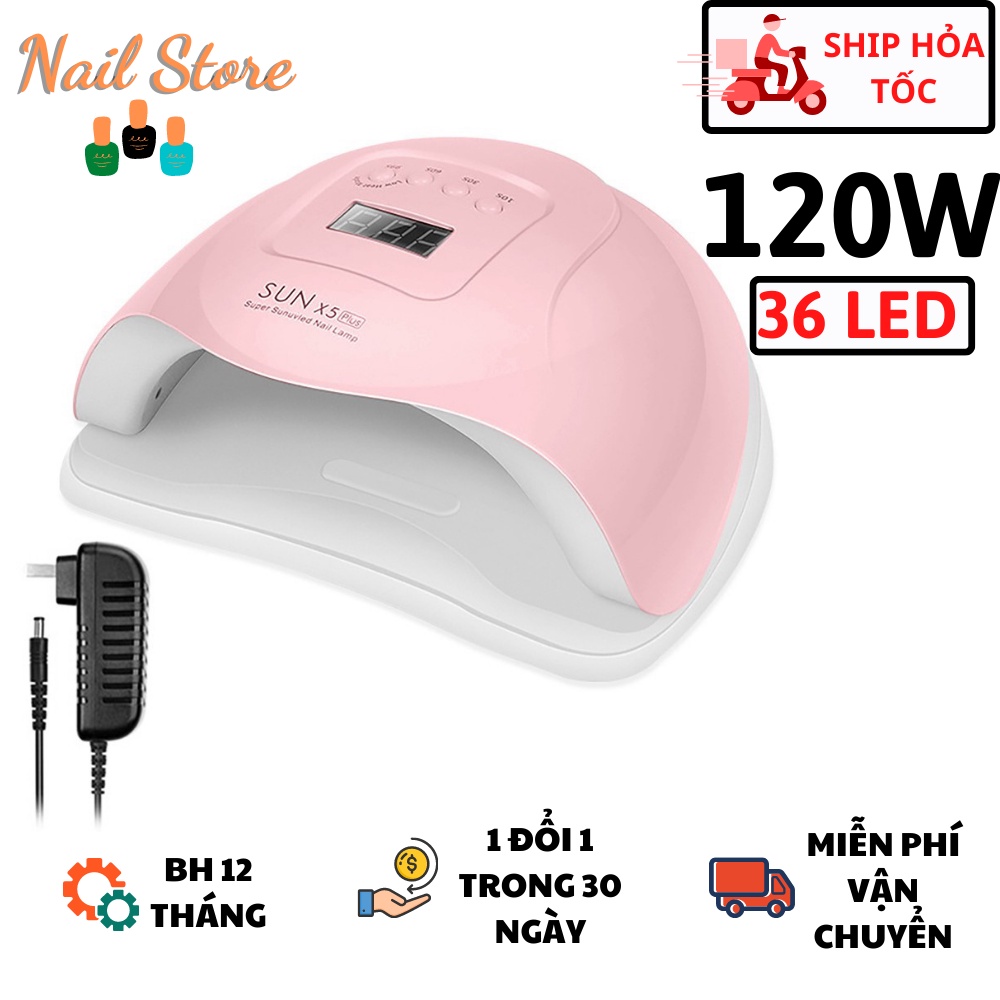 Máy Hơ Gel SUN X5 MAX Công Suất Cao 150W 45 LED - Máy Hơ Móng HƠ SIÊU NHANH