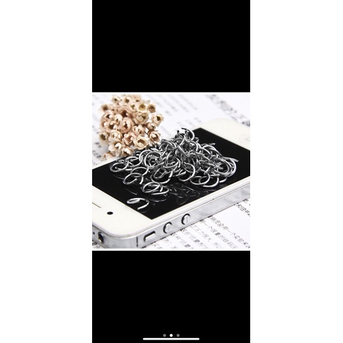 Móc khoá khoen nhọn càng cua làm handmade