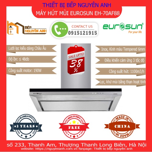 MÁY HÚT MÙI EUROSUN EH-70AF88