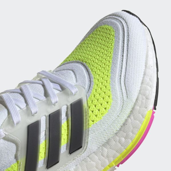 Giày CHÍNH HÃNG - Ultra Boost 21 White Solar Yellow - FZ2929 - Bounty Sneakers