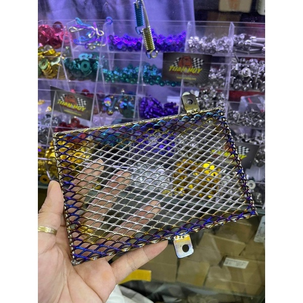 Che két nước titan dạng lưới cho xe honda yamaha exciter ex 135 150 winner sonic