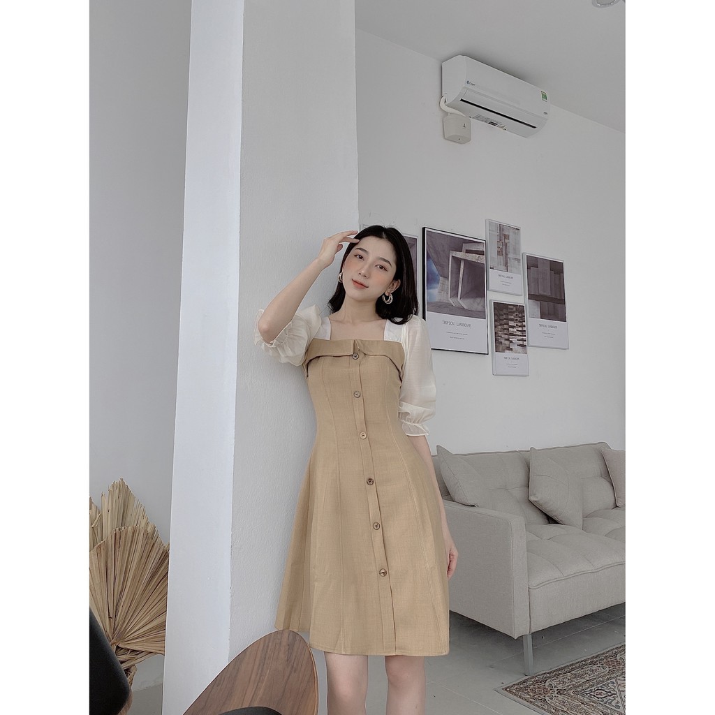 VÁY CỔ VUÔNG NỐI NGỰC | BigBuy360 - bigbuy360.vn