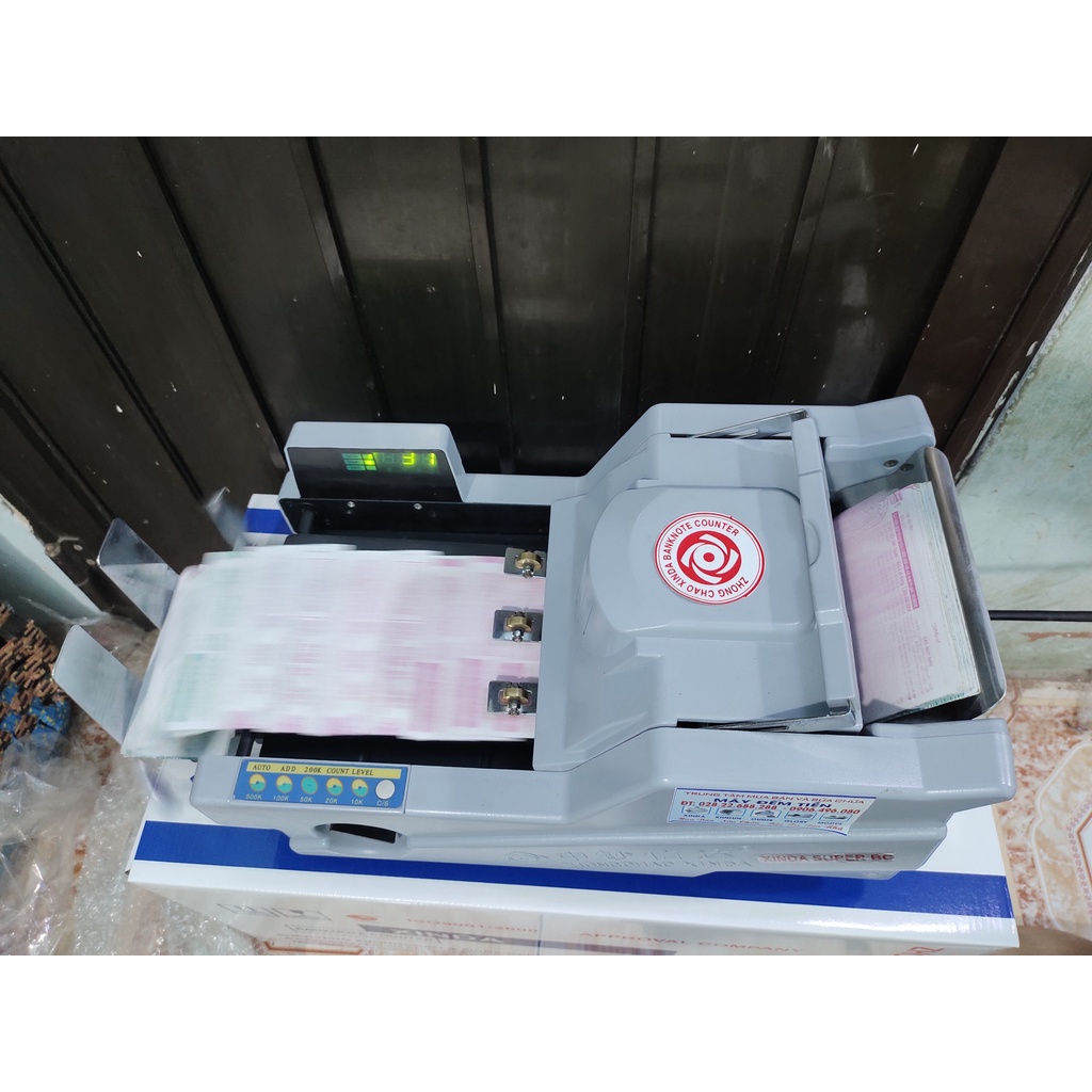 Máy đếm vé số chuyên dụng, máy đếm tiền giấy