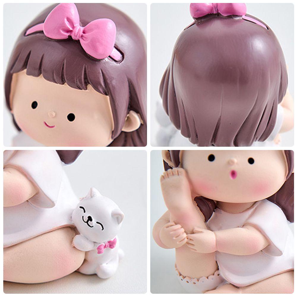 Mô Hình Cô Gái Bằng Nhựa Resin Trang Trí Bàn Tiệc Cưới