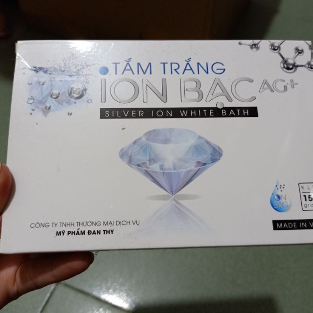 Tắm trắng ion bạc