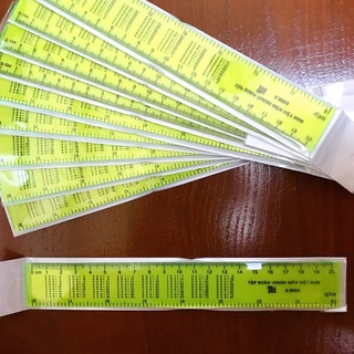 Combo 10 thước nhựa 20cm