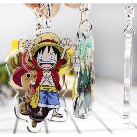 Móc Khóa Mica Anime One Piece tùy chọn mẫu Onepiece mica Figure