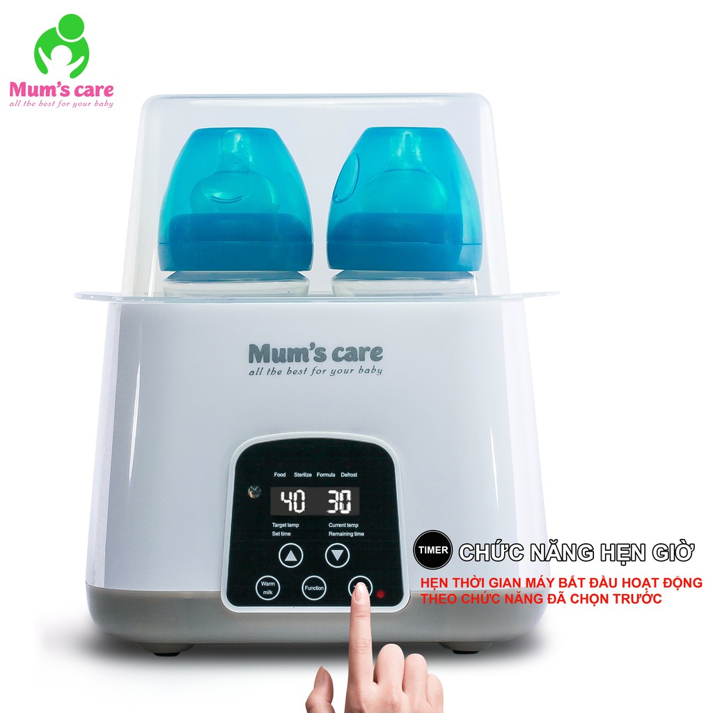 Máy hâm sữa và tiệt trùng bình sữa Mum's Care 6 chức năng
