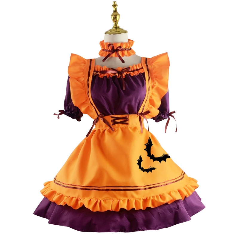 Trang Phục Hóa Trang Halloween Nhân Vật Người Dơi / Bí Ngô Tay Phồng Cho Nữ