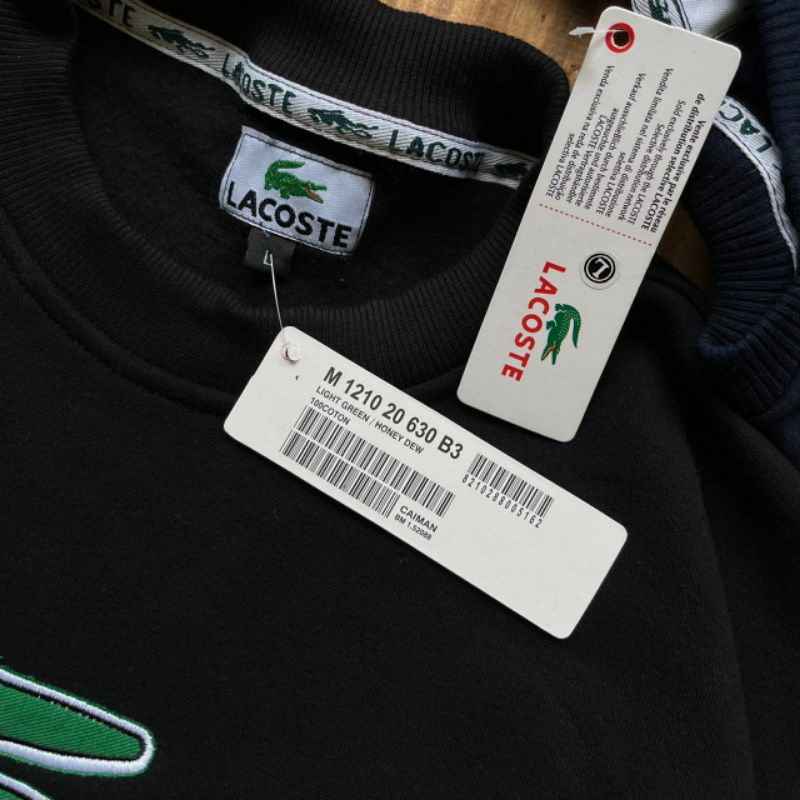 Áo Sweater Lacoste cổ thuyền | BigBuy360 - bigbuy360.vn