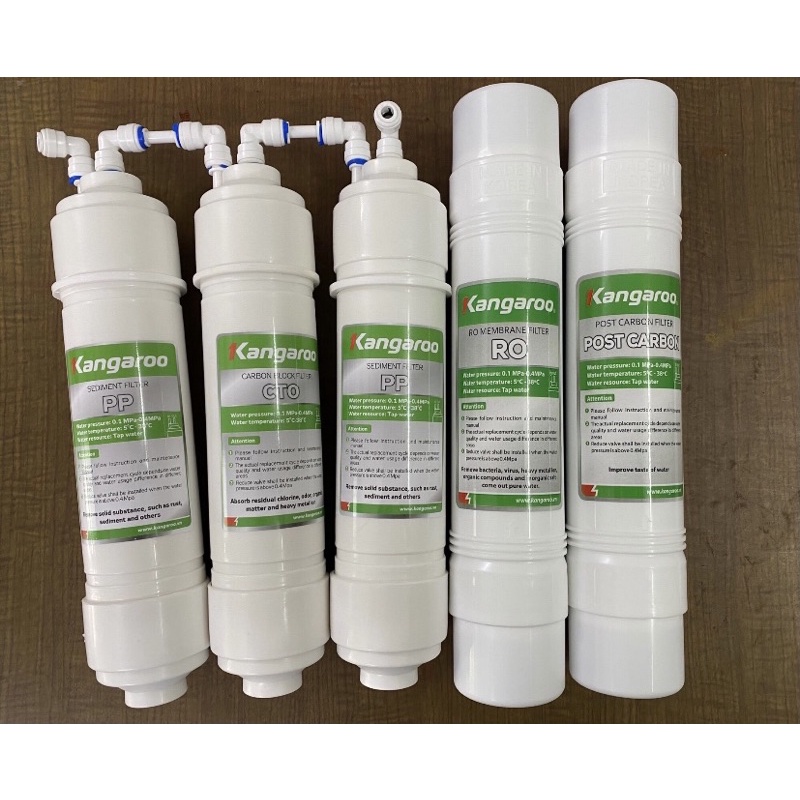 Bộ Lõi Lọc Nước 12345 1 2 3 4 5 Kangaroo Cây Nước Nóng Lạnh Tích Hợp Máy Lọc Nước Kangaroo kg61a3 kg62a3