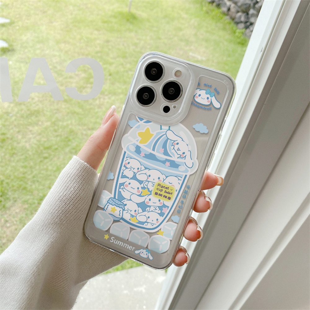 Ốp Điện Thoại Trong Suốt In Hình Cinnamoroll / Không Gian Cho iPhone 13 12 11 X XS Pro Max XR 7 8 Plus