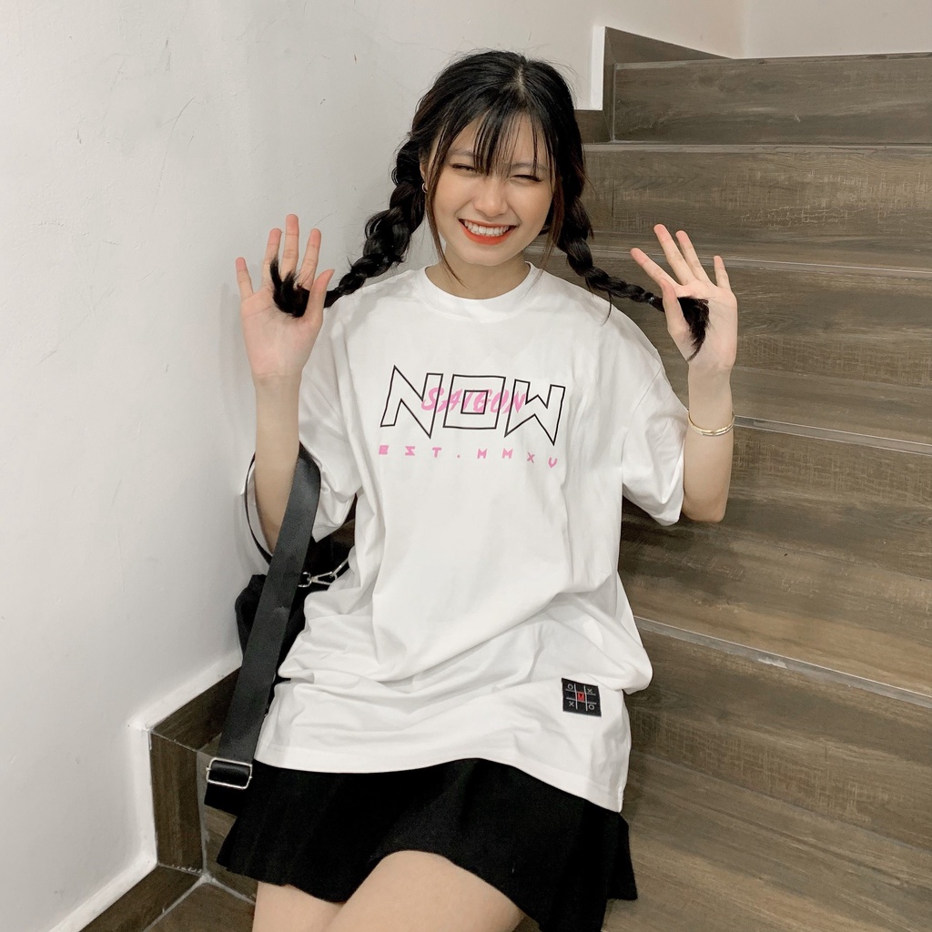 Áo thun NEEDS OF WISDOM I&O Tee NOWSAIGON , tee local brand nsg tay lỡ , phông now sài gòn nam nữ signature full tag