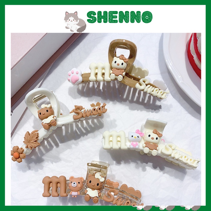 Kẹp tóc nữ hàn quốc hình mèo hello kitty dễ thương KT16