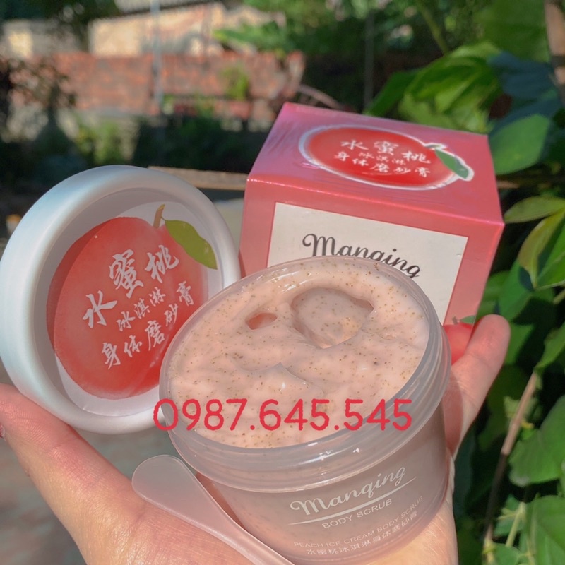 Hộp tẩy tết bào chết đào Manging 100ml