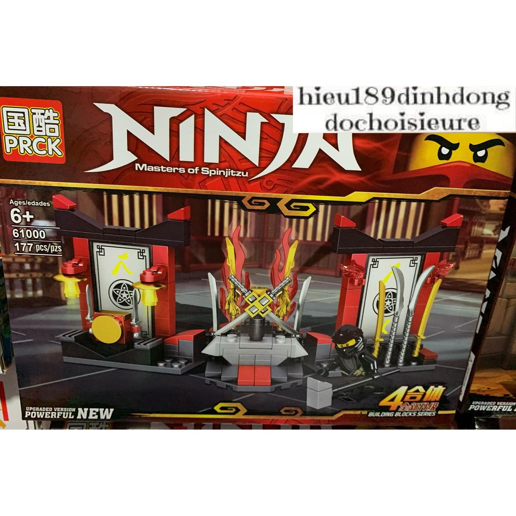 Lắp ráp xếp hình Sư phụ và các ninja 61000