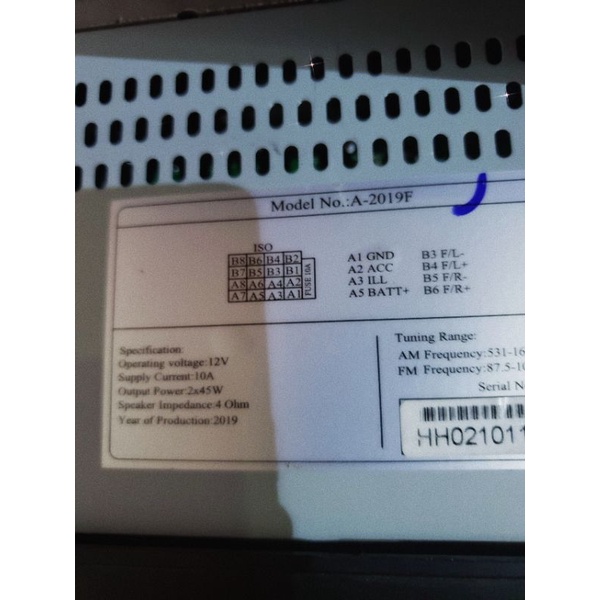 Đầu MP3 radio aux usb tháo xe tải . loại 1 din . giành lắp chung cho tất cả các xe.