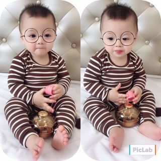 Combo 2 Bộ thun len tăm dài cho bé
