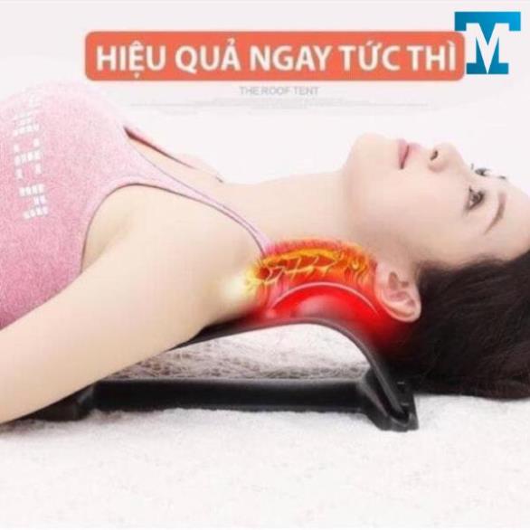 Khung Nắn Chỉnh Hình Massage Cột Sống Lưng Trị Đau, Thoát Vị Tặng Bóng Gai Tập Cơ Tay halongstar