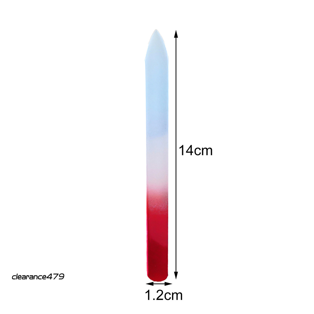 (Hàng Mới Về) Bộ 6 Cây Dũa Móng Tay Thủy Tinh Hai Mặt Sử Dụng Tại Nhà | BigBuy360 - bigbuy360.vn