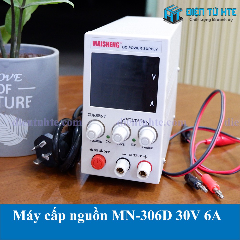 Máy cấp nguồn DC 30V 6A MN-306D điều chỉnh 0-30V 0-6A [CN2]