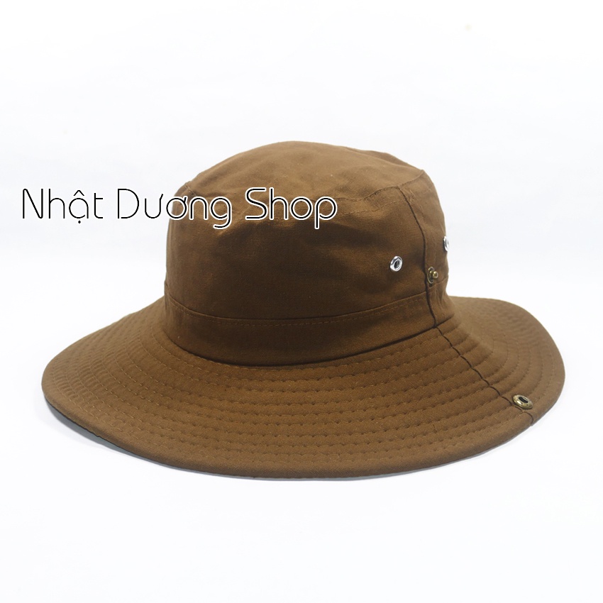 Nón tai bèo, nón bo nam, nón lính mùa hè xanh vành rộng, chống nắng tốt - NBN
