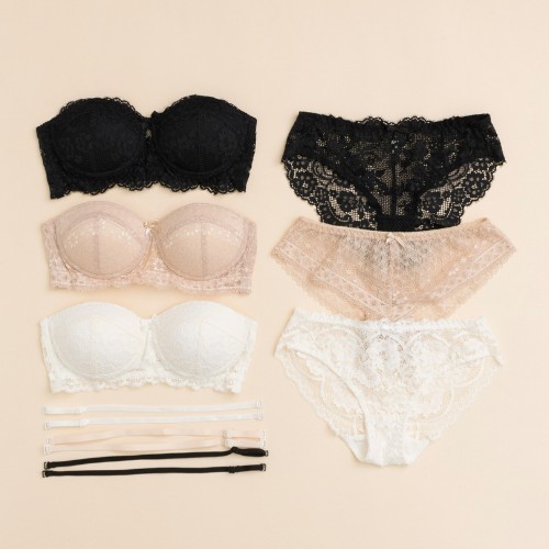 Áo ngực không dây Lamluy bra quây nâng ngực tốt