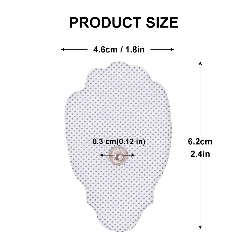 Bộ 10 / 20 miếng dán điện cực cho máy mát xa cơ bắp TP06 tự dính cổng 3.5mm tiện lợi
