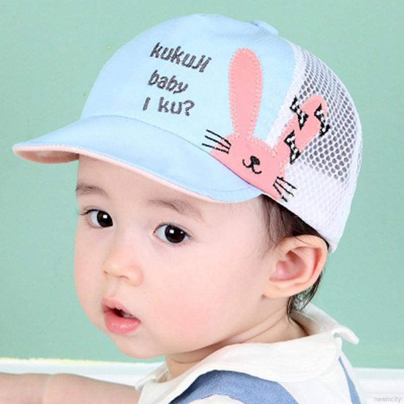 Nón chơi bóng chày bằng cotton thoáng khí dùng cho trẻ nhỏ