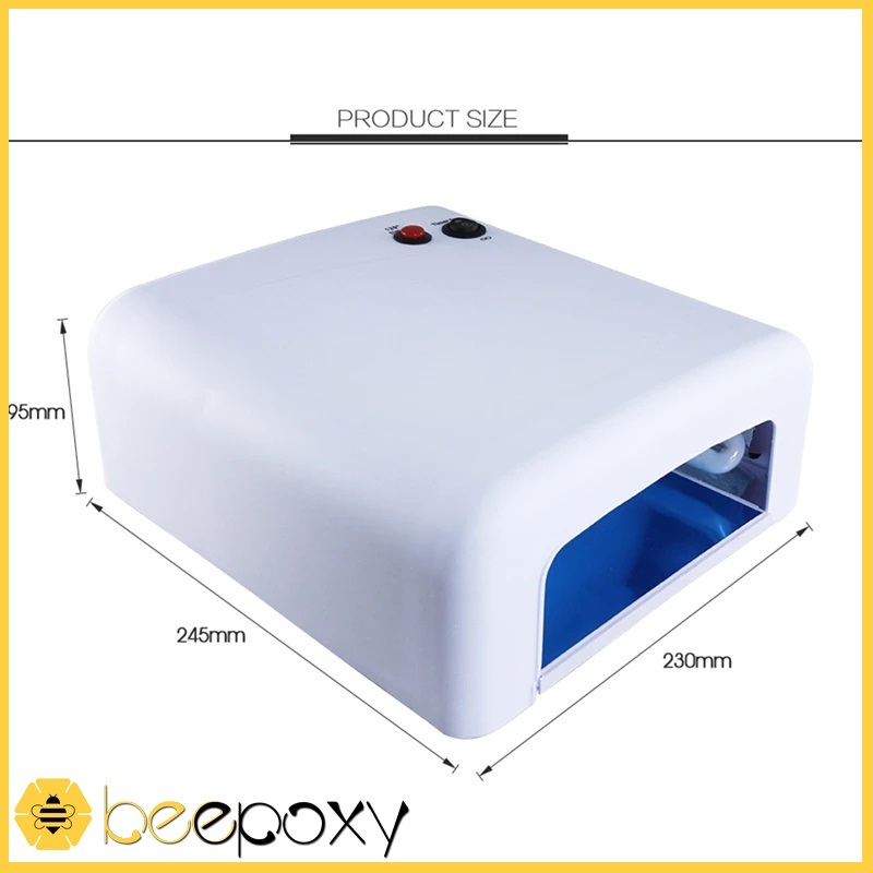 Đèn UV 36w Tia Cực Tím Sấy Khô Resin, Móng Tay, Màn Hình Điện Thoại