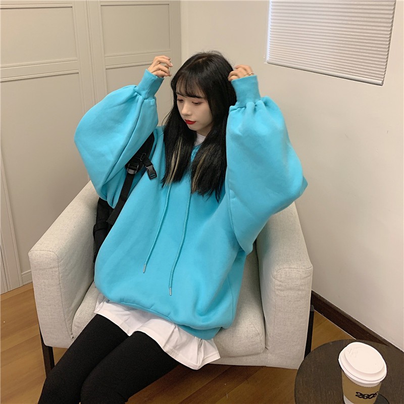 [Áo hoodie nữ form rộng] áo nỉ hoodie nữ unisex thời trang ulzzang có mũ unisex hàn quốc học sinh sinh viên | BigBuy360 - bigbuy360.vn