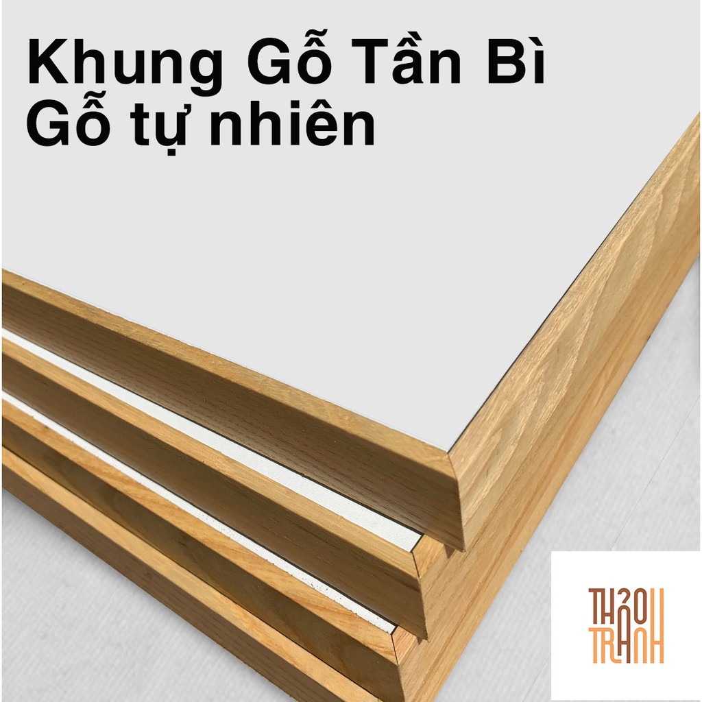 [Tranh In Gỗ Treo Tường] Gia Đình Thánh Gia (40x80cm) Khung Tranh Gỗ Cao Cấp - Quà Tặng Công Giáo Ý Nghĩa