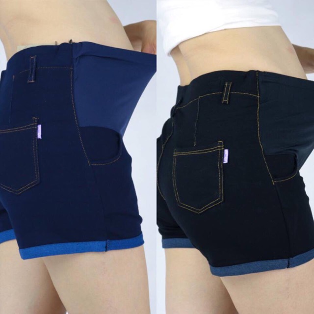 Quần sóc giả jean loại ngoại cỡ 65-80 kg