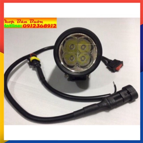 COMBO Đèn trợ sáng gắn chân Gương L4X full phụ kiện