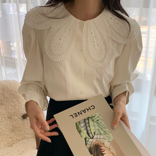 SUXI MỚI Áo sơ mi nữ tay dài phong cách Hàn Quốc dễ phối đồ