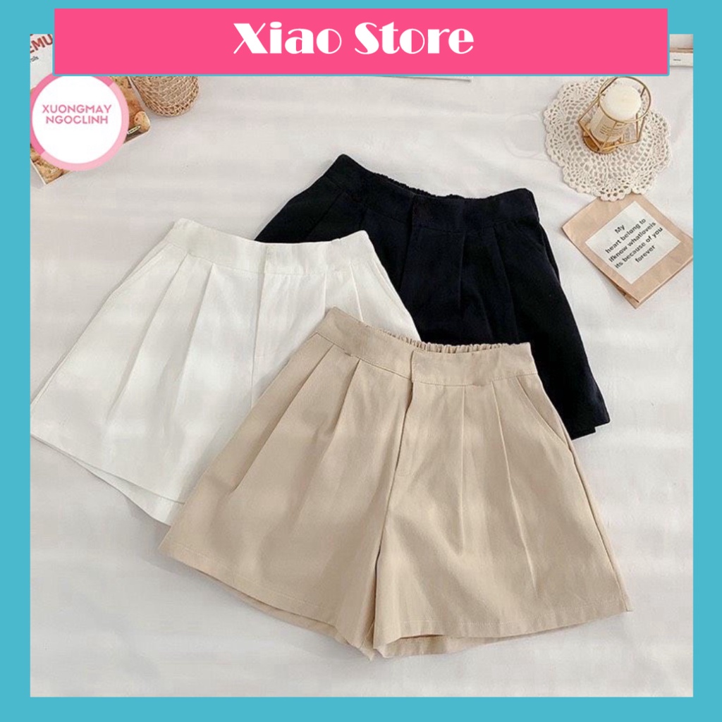 Quần short đũi_quần đùi đũi dáng váy siêu hot_m068 babydoll chất đẹp mầu trắng, đen xiao shop