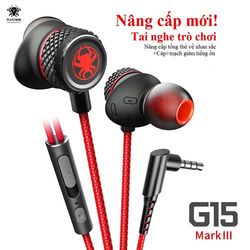 Tai nghe chơi game PLEXTONE G15 có mic thiết kế