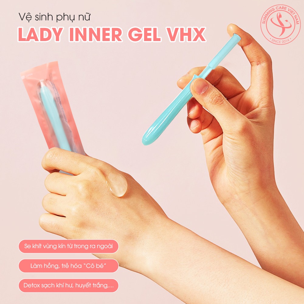 Inner gel bút tình yêu vĩnh hồng xuân VHX Slimming Care khử mùi làm hồng se khít vùng kín-