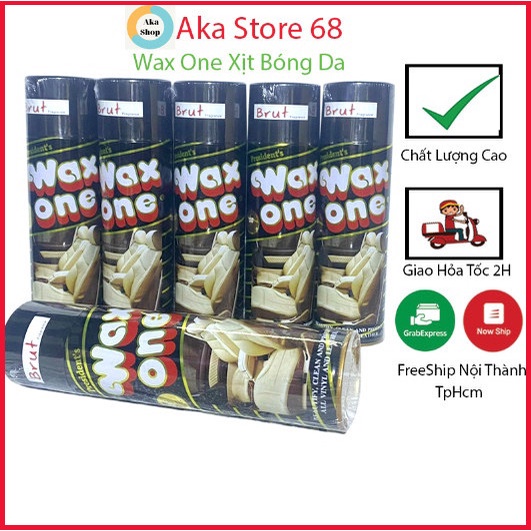 Bình Xịt Bóng Da Gỗ Nội Thất Ô Tô -Wax One - Xịt Bóng - Xịt Bóng Da - Xịt Bóng Gỗ - Xịt Bóng Nội Thất - Bóng Xe Máy