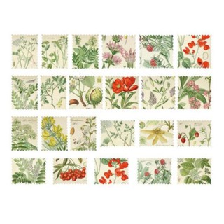 Bộ 45 Sticker Hoa Lá Hàn Quốc dán trang trí E45