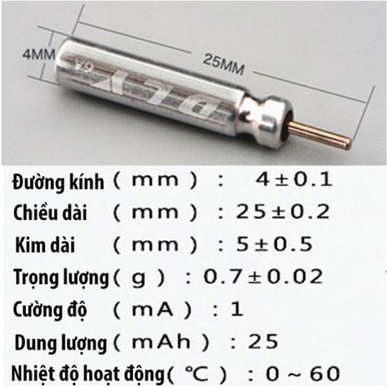 Vỉ 5 pin CR – 425 Chuyên lắp phao câu đài câu đêm