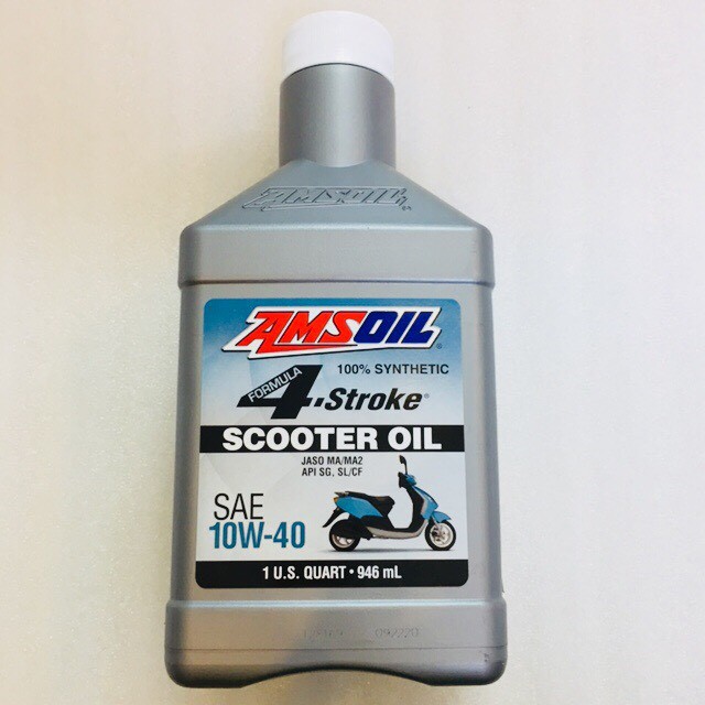 NHỚT AMSOIL 10W40 SCOOTER - NHỚT TAY GA MỸ NHẬP KHẨU