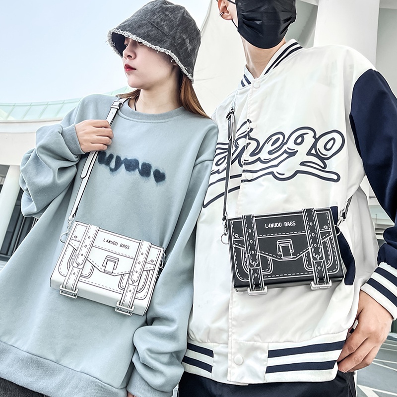 Túi da đeo chéo thiết kế thời trang dành cho nam