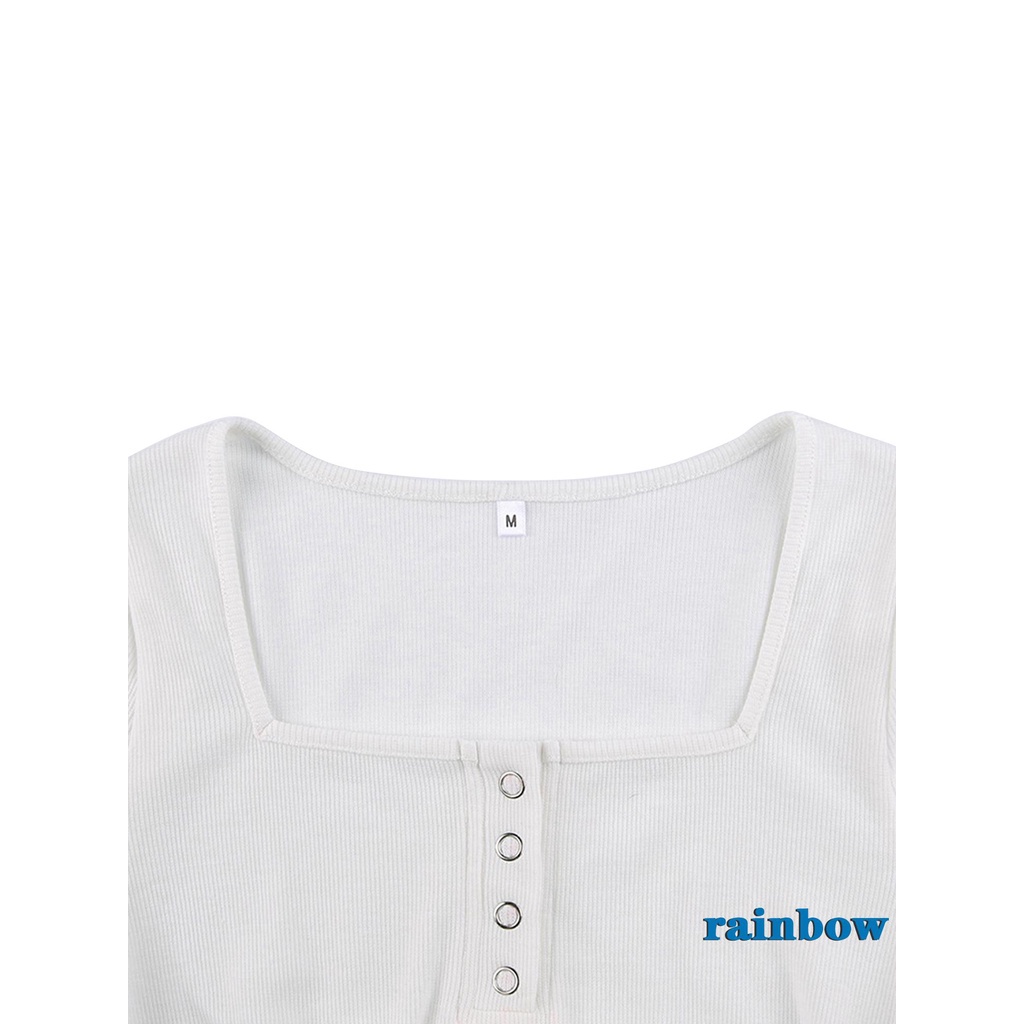 Bộ Áo Liền Quần Dệt Kim Tay Ngắn Cổ Vuông Màu Trắng / Đen Thời Trang Mùa Hè Cho Nữ | BigBuy360 - bigbuy360.vn