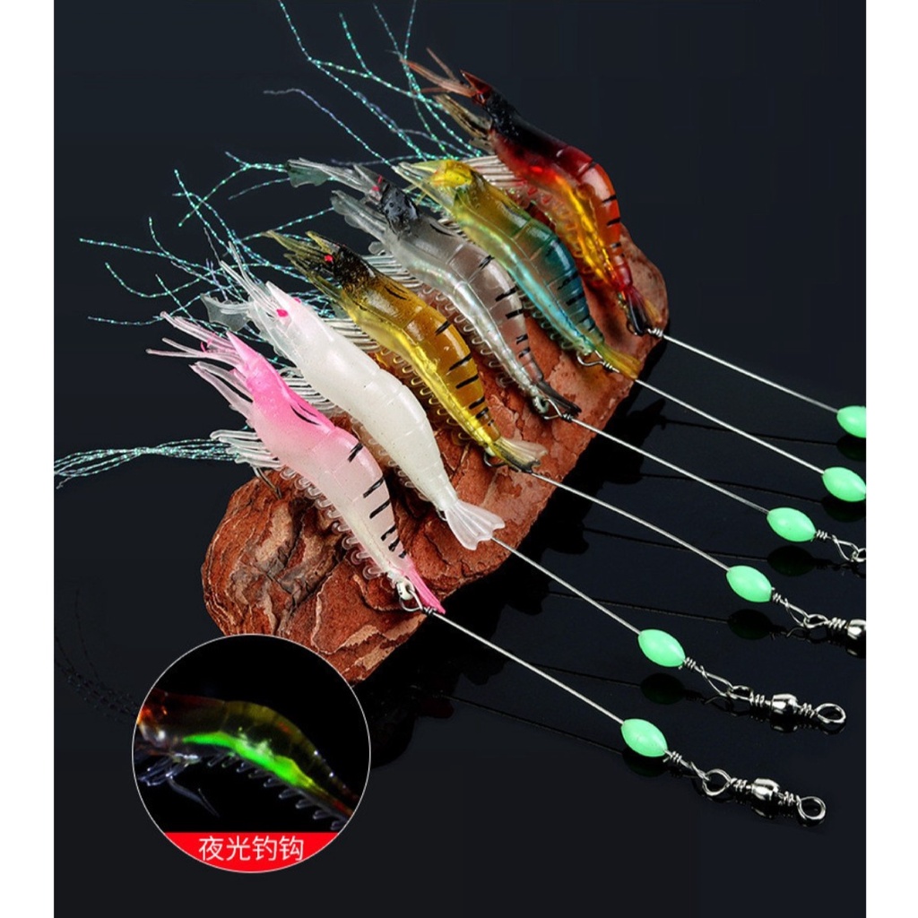 Mồi Câu Lure_Chuyên Đồ Câu Lure _Mồi Câu Tôm Giả Siêu Nhạy_ Lure _08