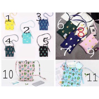 Túi tote vải đeo chéo size A5