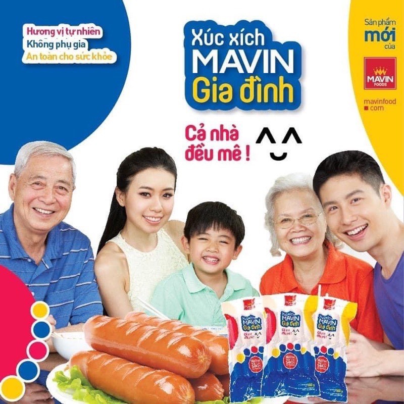 [CHỈ GIAO HÀNG TẠI HÀ NỘI] Xúc xích mavin gói 500gr