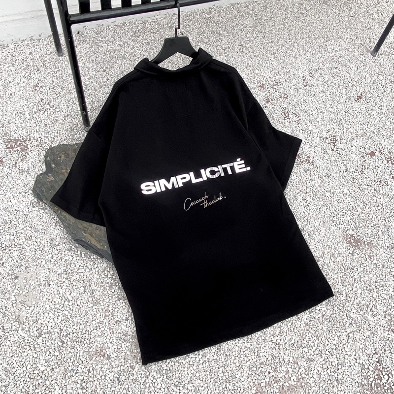 Áo thun polo SIMPLICITE’ form rộng unisex CCS120 by COCCACH