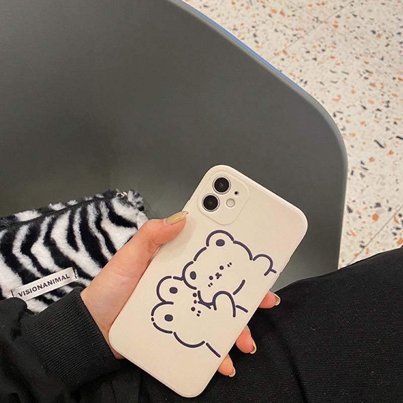Ốp đôi gấu dễ thương xỉu cho nhiều dòng máy iphone/samsung/oppo/realme/xiaomi/vivo